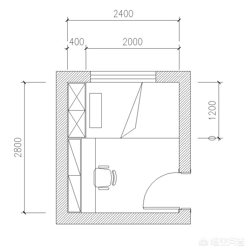 家装设计图效果图卧室怎么画-两个卧室中间是卫生间装修效果？