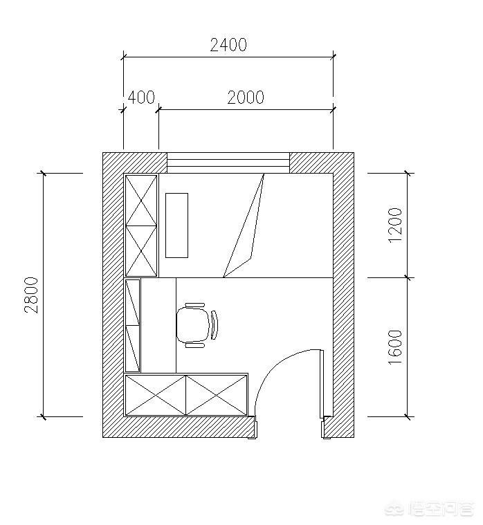 家装设计图效果图卧室怎么画-两个卧室中间是卫生间装修效果？