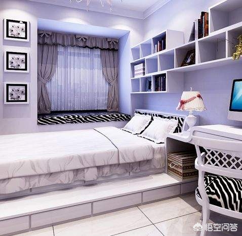 家装设计图效果图卧室怎么画-两个卧室中间是卫生间装修效果？