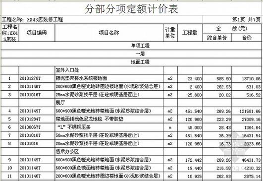 湖北省装修最新定额-装修定额计算公式？