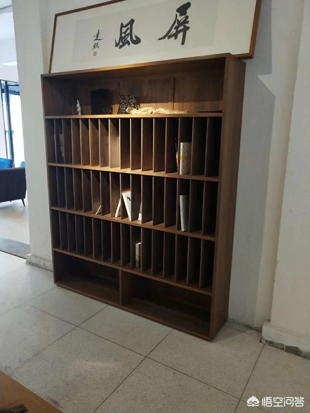 新中式书柜装修效果图-中式书柜一般叫什么？