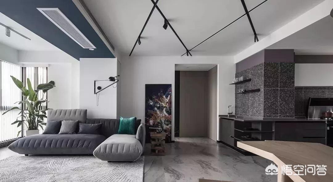 家庭装修吊顶效果图-装修客厅不吊顶，走一圈宽石膏线好看吗？还有哪些好的建议？