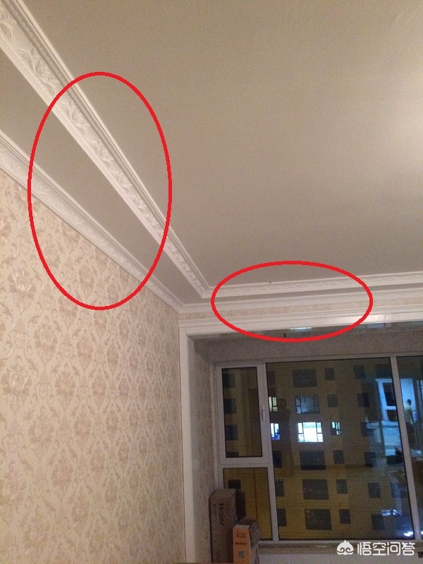 家庭装修吊顶效果图-装修客厅不吊顶，走一圈宽石膏线好看吗？还有哪些好的建议？