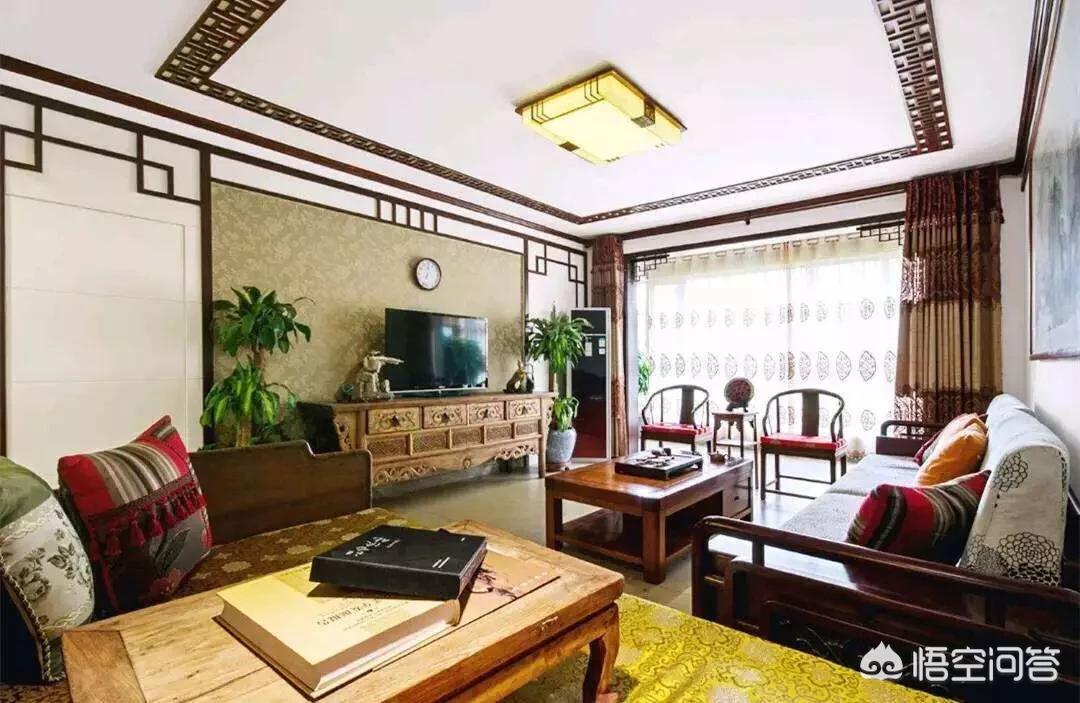 家庭装修吊顶效果图-装修客厅不吊顶，走一圈宽石膏线好看吗？还有哪些好的建议？